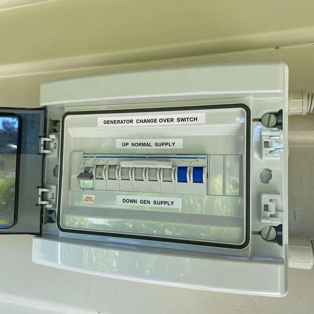 Switchgear and safety switches inside an enclosure