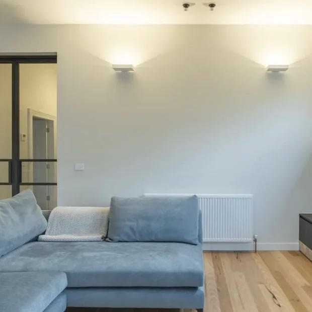 Wall lights in a living room