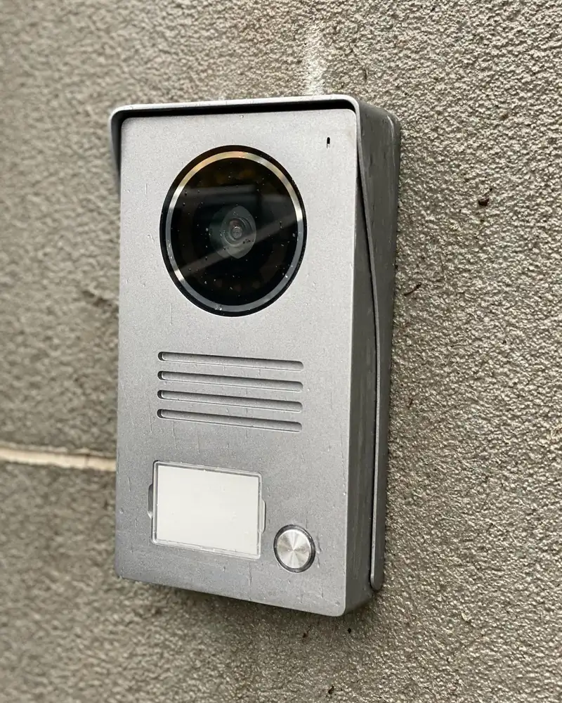 Video intercom unit installed at a front entry