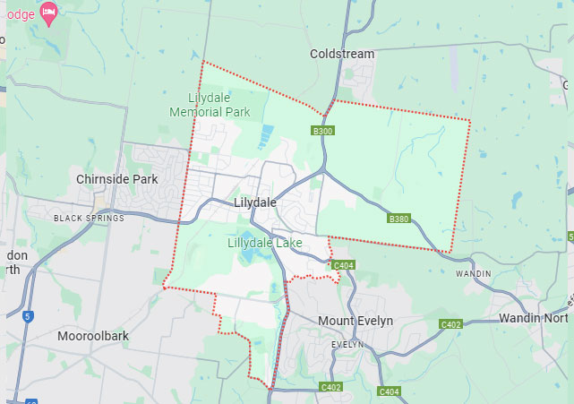 Lilydale map area
